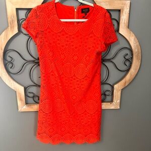 Laundry By Shelli Segal Vibrant Red Dress